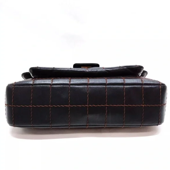 CHANEL CC Single Flap Chocolate Bar Logo Lambskin Chain Bag - Picture 7 of 13